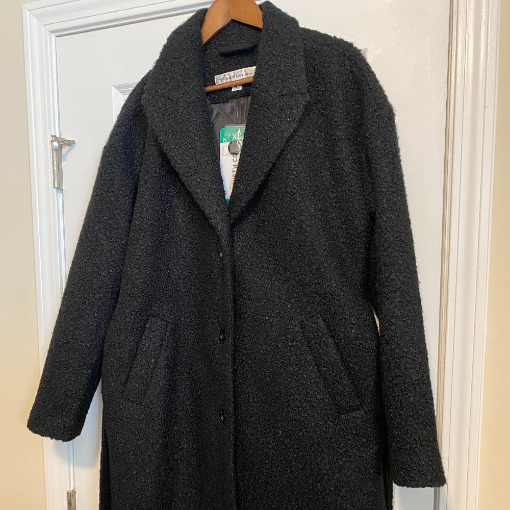 NWT Kenneth Cole New York Charcoal Coat